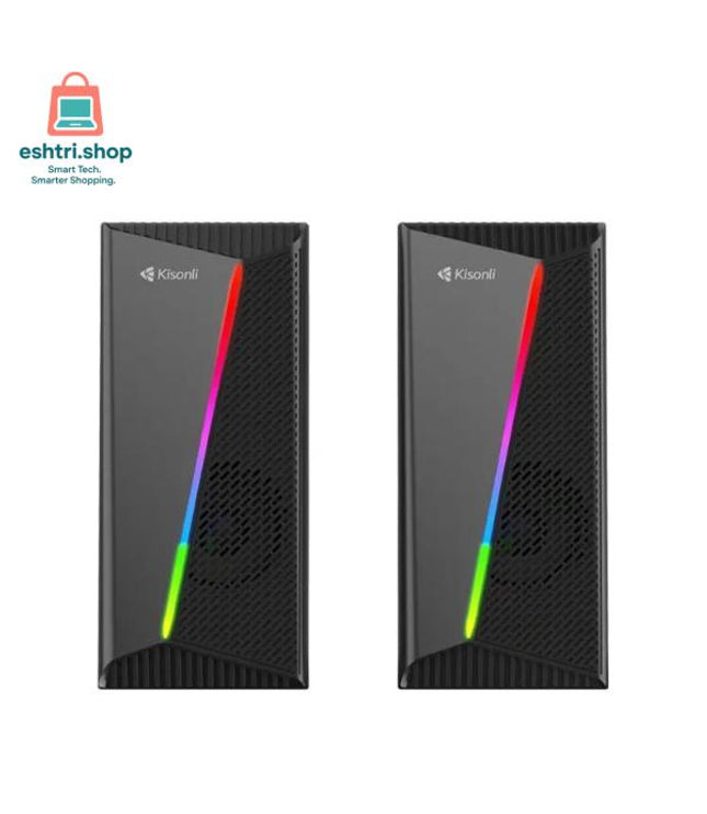 Kisonli X30 Game Speaker USB 2.0 with RGB Light